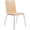 National Public Seating Cafe/Bistro Chair, Natural Seat, Natural Back, 21 1/2 in W 23 1/4 in L 33 7/8 in H, Armless BCC22 - alternate 1